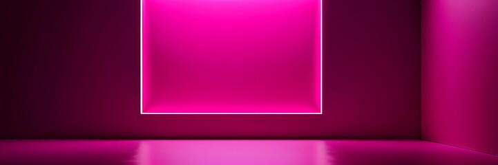 Obraz premium pink light shining through window