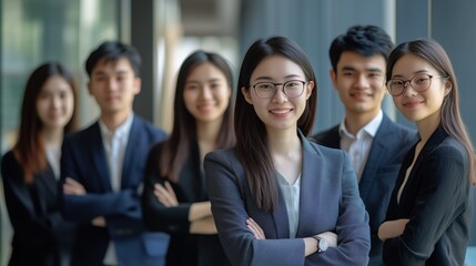 Confident Business Team