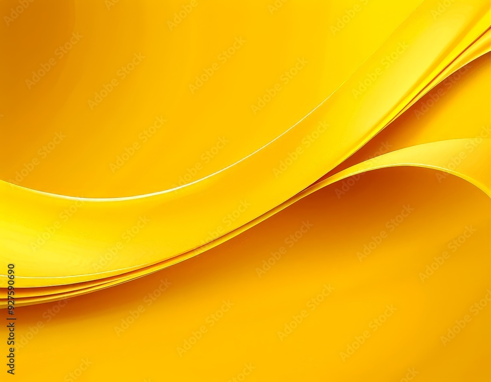 Poster yellow abstract background vector