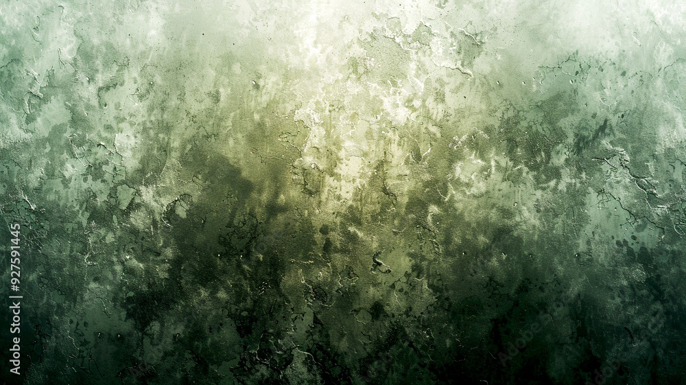 Poster abstract textured background with green hues and soft gradients in a natural setting