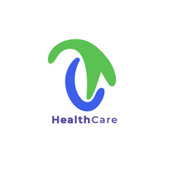 Healthcare Logo Modern Designs for Clinics and Hospitals Professional with the concept of helping hands Creating a Visual Identity for Medical Practices