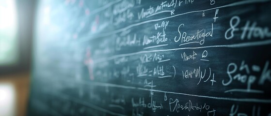 Fototapeta premium AI generator image of cartoon and image concept of children studying and practicing mathematical calculations.