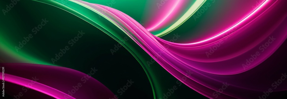 Canvas Prints green and pink abstract background