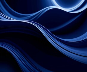 Obraz premium blue wave background with black