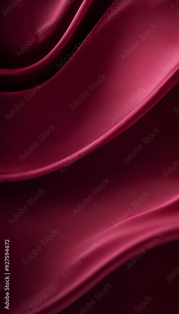 Aufkleber red background with smooth wave