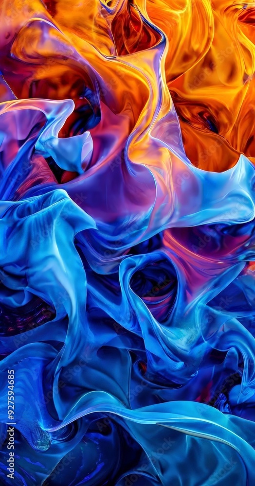 Poster colorful background with many different colors