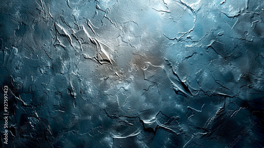 Poster textured abstract surface in deep blue tones with subtle lighting variations