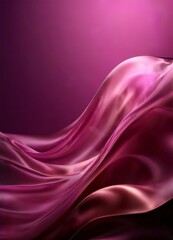 pink background with flowing fabric