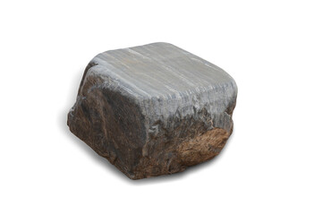 Marble stone decoration  isolated on white background. This has clipping path.