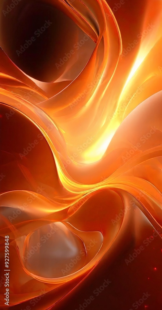 Poster close up red and orange abstract background