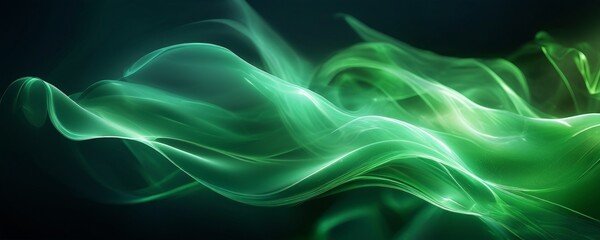 abstract green smoke background