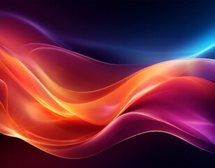 abstract background with colorful waves