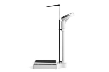 Scales mechanical isolated on white background