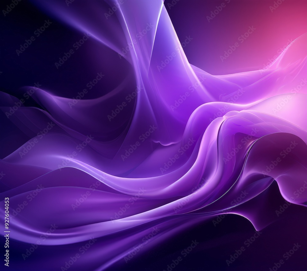 Poster abstract background with smooth lines and flowing liquid shapes
