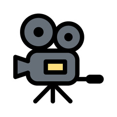 Movie camera icon