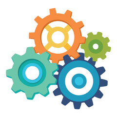  Cogs and Gears Icon for Mechanical and Engineering Designs