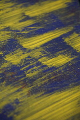 Abstract yellow and blue watercolor paint brush background, Colorful paint splatter on a illusion...