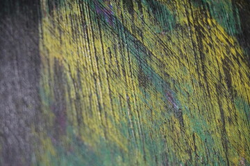 Yellow and black mix watercolor paint brush background, Colorful paint splatter surface backdrop, Grungy mix paint color splash surface backdrop