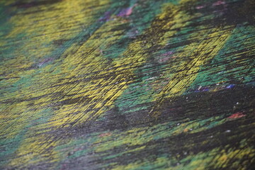 Yellow and black mix watercolor paint brush background, Colorful paint splatter surface backdrop, Grungy mix paint color splash surface backdrop