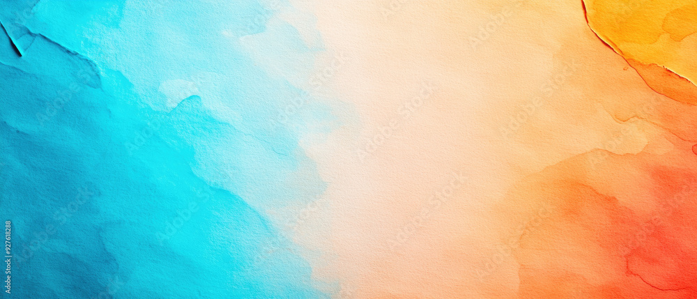 Aufkleber vibrant gradient texture, a harmonious blend of blue and orange hues merging seamlessly, creating a 
