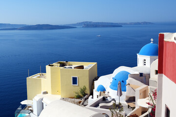Obraz premium Santorini island in Greece