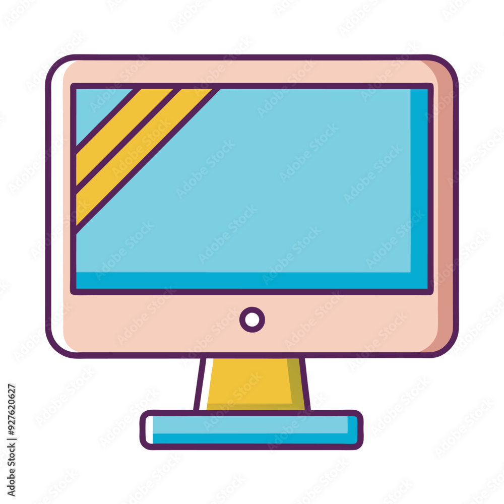 Aufkleber computer screen for home office and digital display