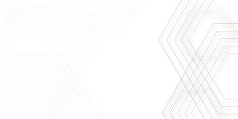 Futuristic abstract honeycomb technology white background. Luxury white hexagon pattern. Abstract modern stylist 3d Embossed Hexagon honeycomb white Background with geometric hexagon shapes.