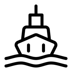Cargo ship icon