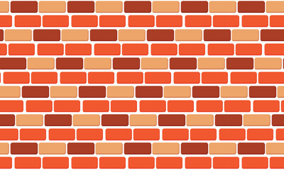 Red brick wall background