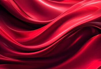 red silk fabric background