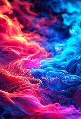 Obraz premium colorful smoke wallpapers hd