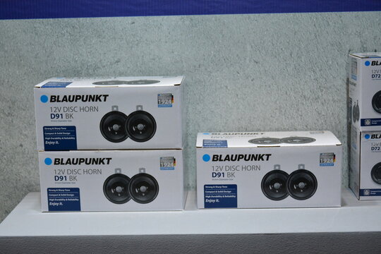Blaupunkt horn at Makina Moto Show in Pasay, Philippines