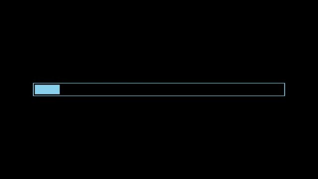Its Totally transparent alpha format. .2024 Loading Progress bar loading as we approach in yt video. video animation of loading bar. Load animation.