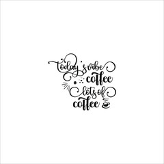 Coffee Typography design, Design for cappuccino lover, SVG design of Coffee, Editable cut file, Vector