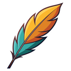 Obraz premium Feather Vector Design
