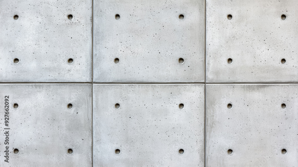 Poster closeup of a plain concrete wall in soft natural light smooth texture with faint gradients in light 