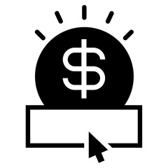 Affiliate Marketing and Cost per Action Icon