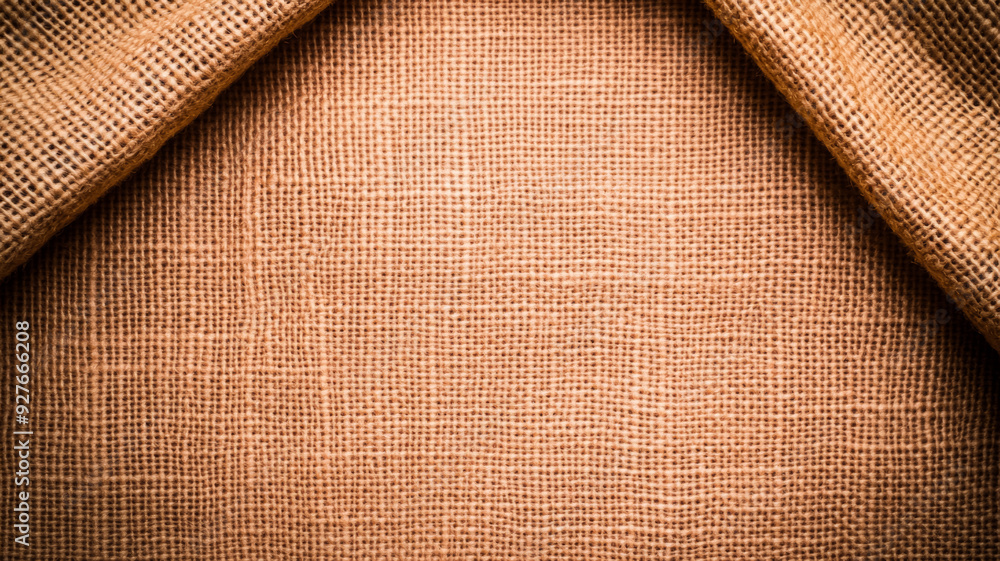 Poster rough burlap texture with subtle orange and brown tones perfect for thanksgiving backgrounds autumn 