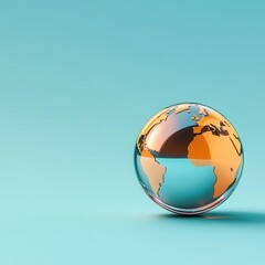 Global prosperity outlook, economic growth, emerging trends, 3D illustration