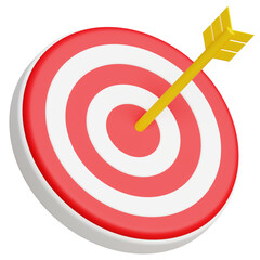 Target Board 3d business icon