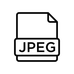 jpeg icon design vector template
