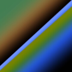 Blue green brown art