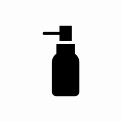 throat spray health care illness icon