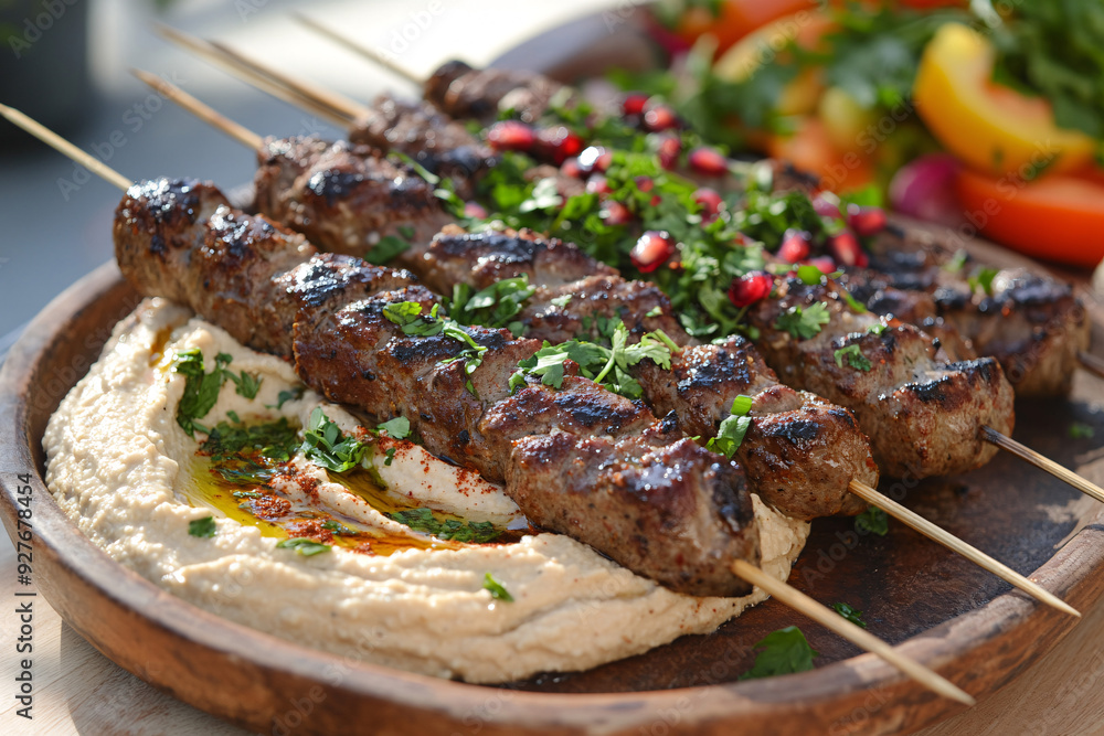 Canvas Prints shish kebab on skewers