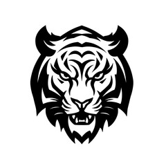 Tiger Head Logo Icon Vector Graphic Design