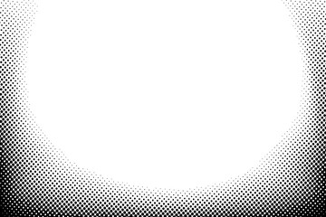 Points. Gradient texture. Grunge halftone grid background. White and black sand noise. Retro pixelated vector backdrop