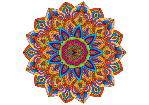 colorful madala background icon for carpet and other , madala flowers 