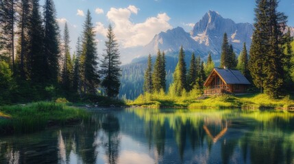 Peaceful Mountain Retreat: Serenity Awaits in Stunning Nature