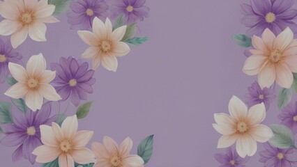 violet flowers background