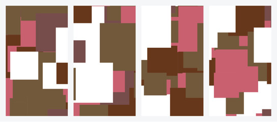 Abstract modern template set background.